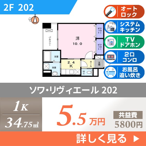 ソワ・リヴィエール 202