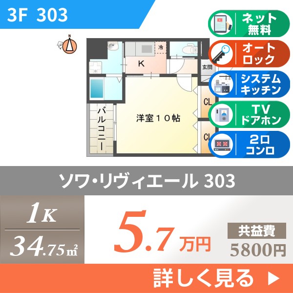 ソワ・リヴィエール 303