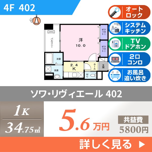 ソワ・リヴィエール 402