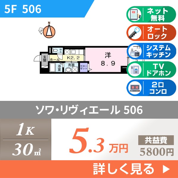 ソワ・リヴィエール 506
