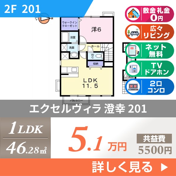 エクセルヴィラ 澄幸 201