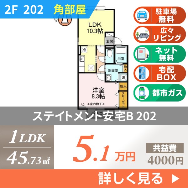 ステイトメント安宅B 202