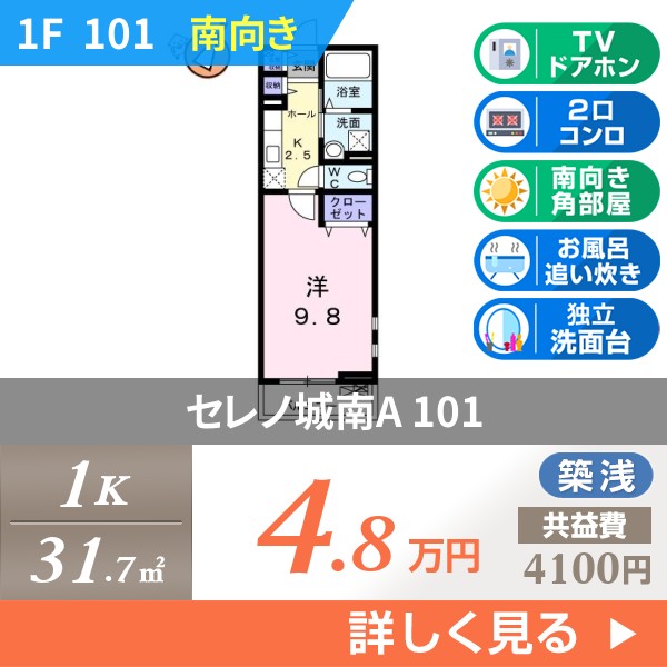 セレノ城南A 101