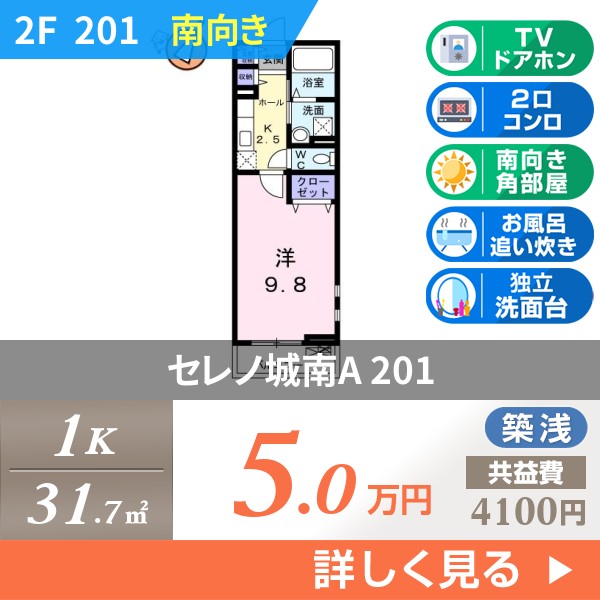 セレノ城南A 201