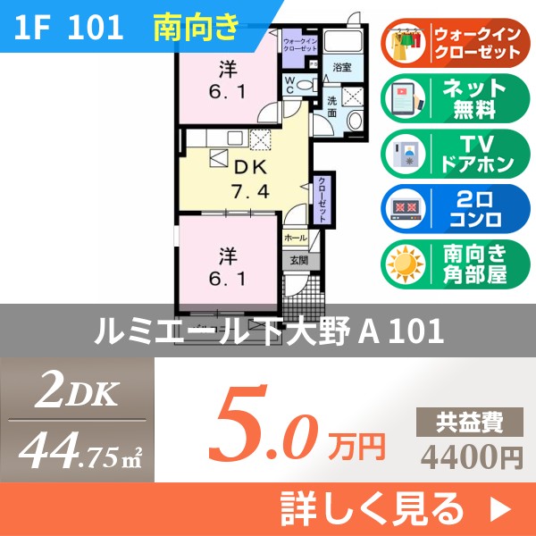 ルミエール下大野 A 101