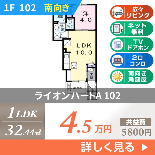 ライオンハートA 102