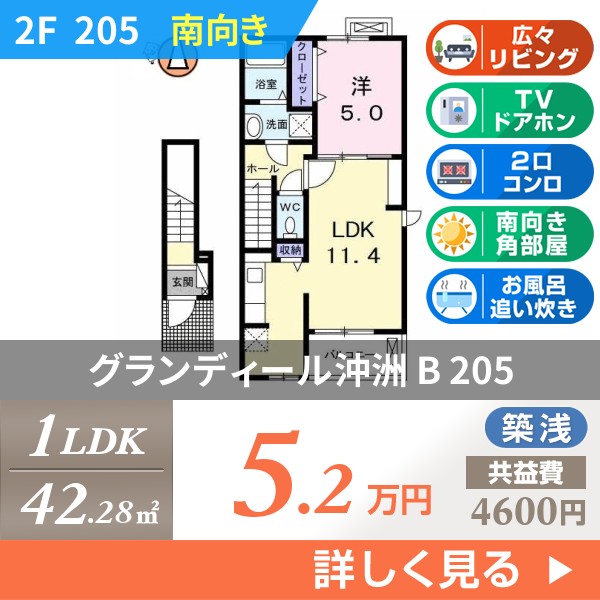 グランディール沖洲 B 205