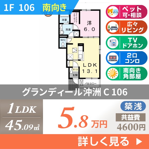 グランディール沖洲 C 106