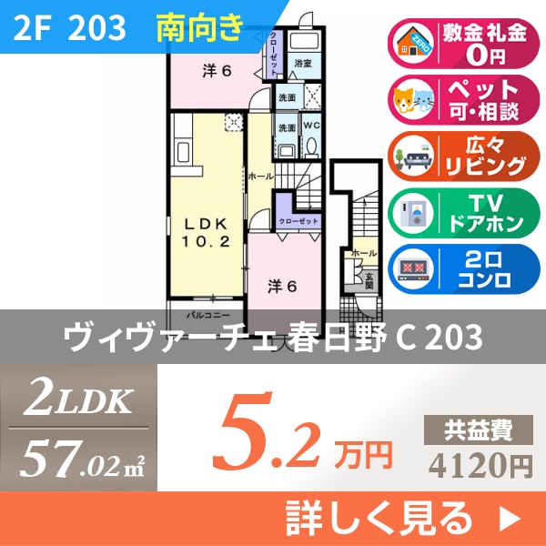 ヴィヴァーチェ 春日野 C 203