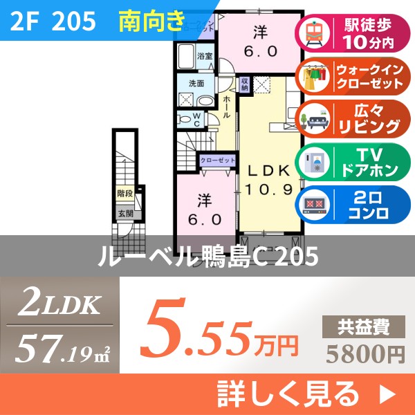 ルーベル鴨島C 205