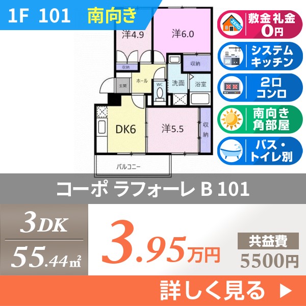 コーポ ラフォーレ B 101