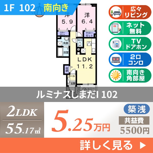 ルミナスしまだI 102