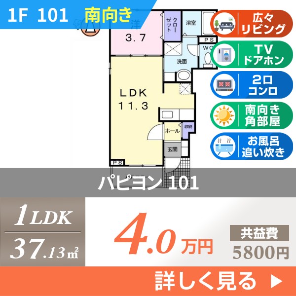 パピヨン 101
