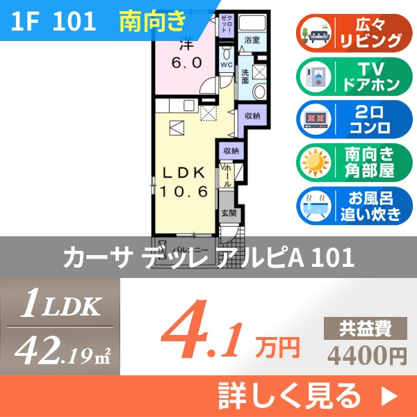 カーサ デッレ アルピA 101