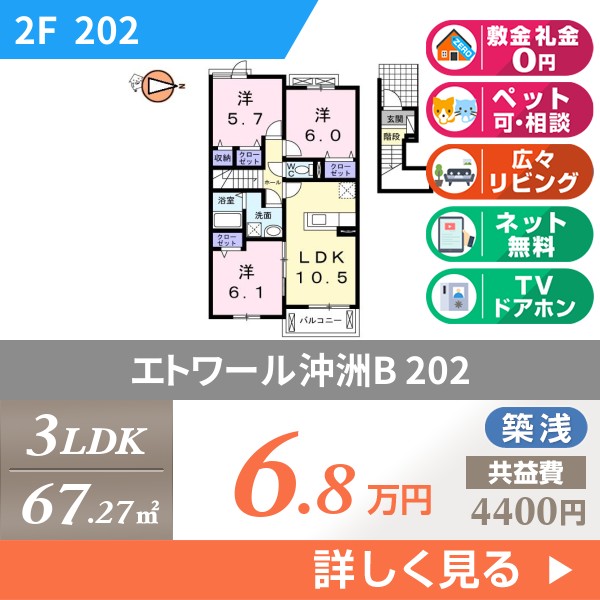 エトワール沖洲B 202
