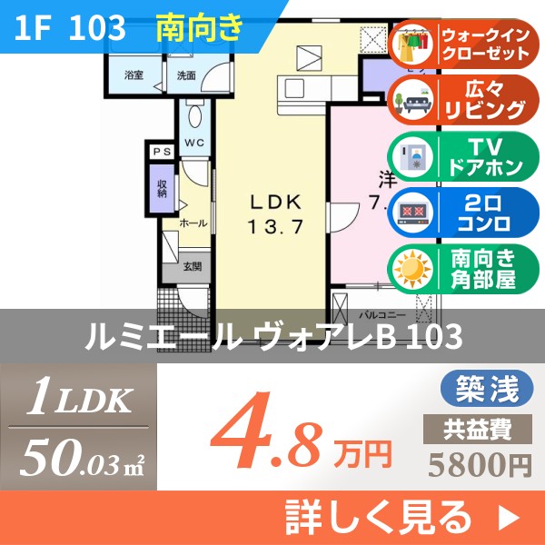 ルミエール ヴォアレB 103