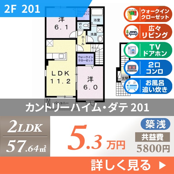 カントリーハイム・ダテ 201