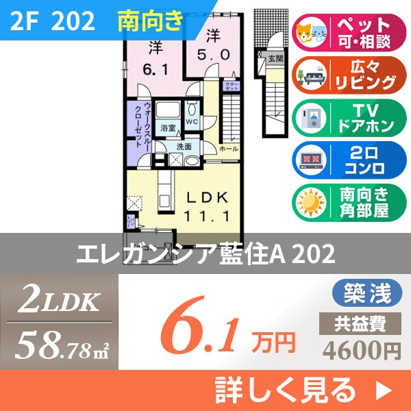 エレガンシア藍住A 202