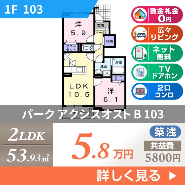 パーク アクシスオスト B 103