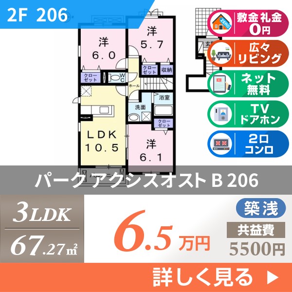 パーク アクシスオスト B 206
