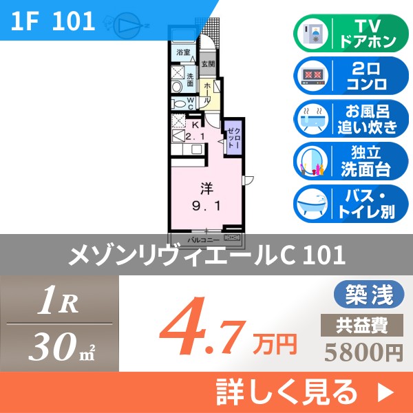 メゾンリヴィエールC 101