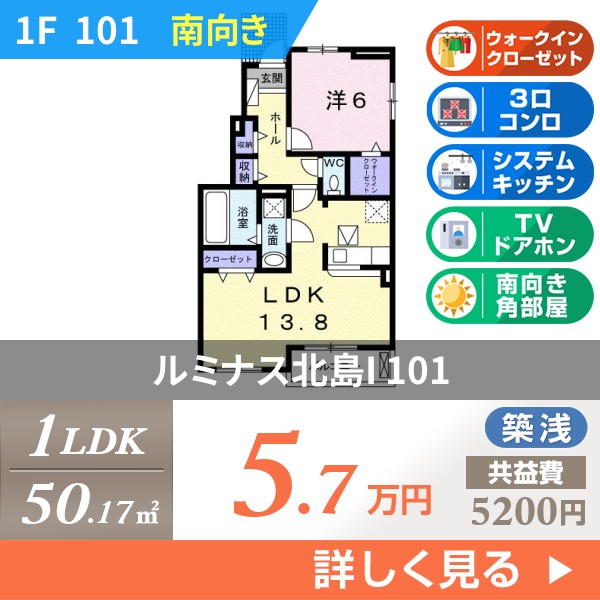 ルミナス北島I 101