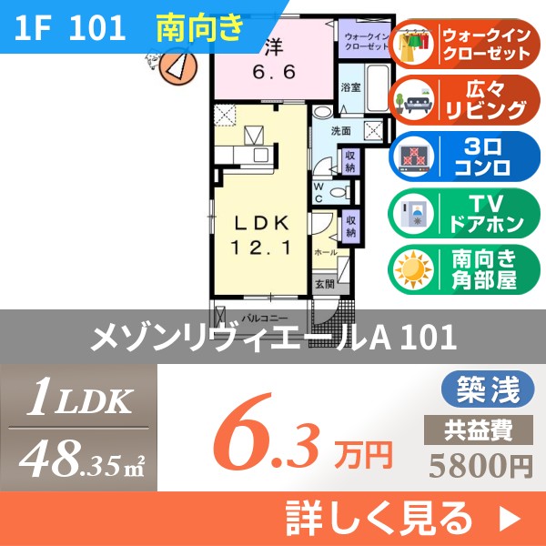 メゾンリヴィエールA 101