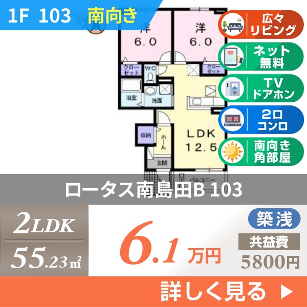 ロータス南島田B 103