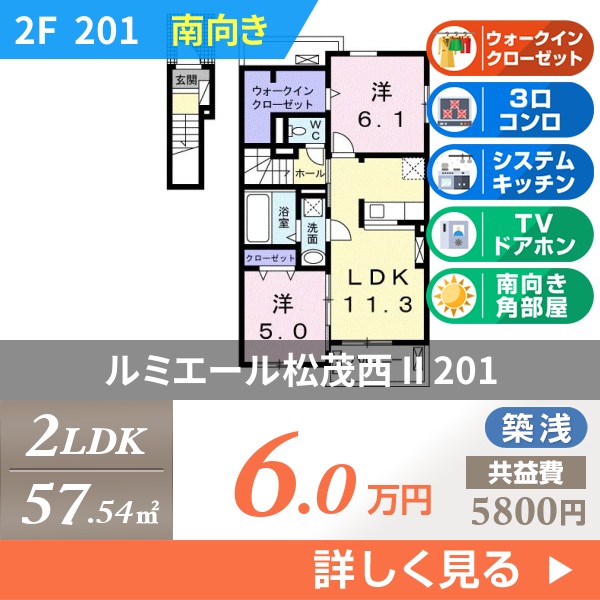 ルミエール松茂西 II 201