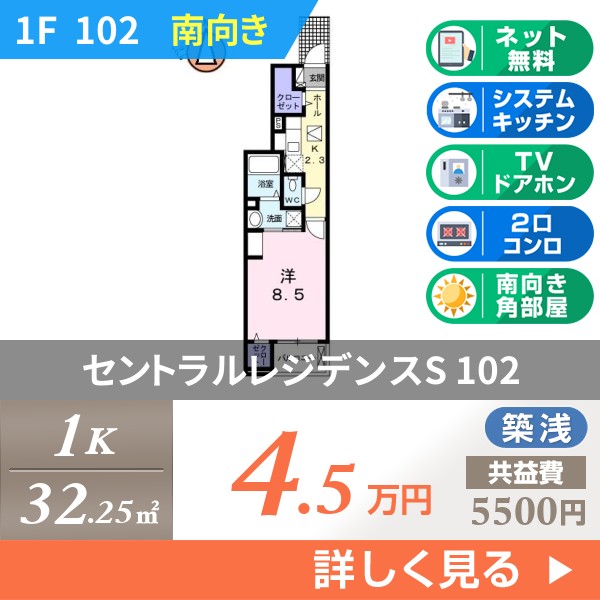 セントラルレジデンスS 102