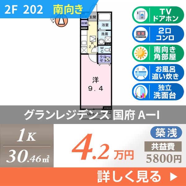 グランレジデンス 国府 AーI 202