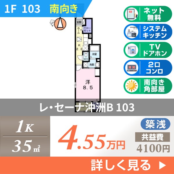 レ・セーナ沖洲B 103
