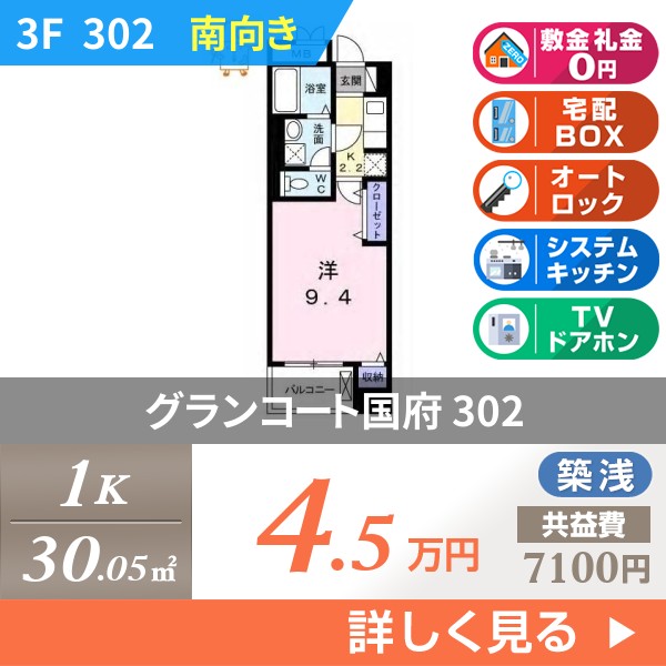 グランコート国府 302