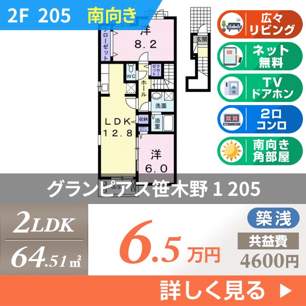 グランピアス笹木野 1 205