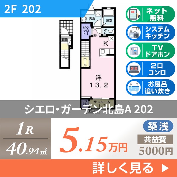 シエロ・ガーデン北島A 202