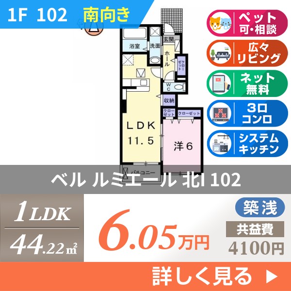 ベル ルミエール 北I 102