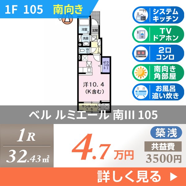 ベル ルミエール 南III 105