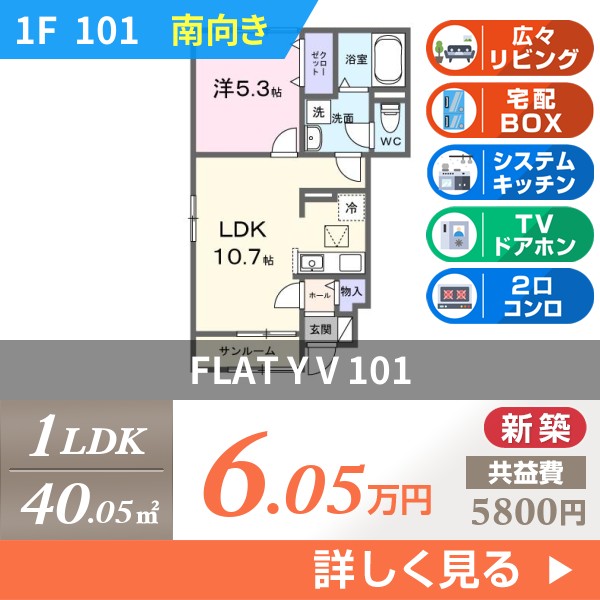 FLAT Y V 101