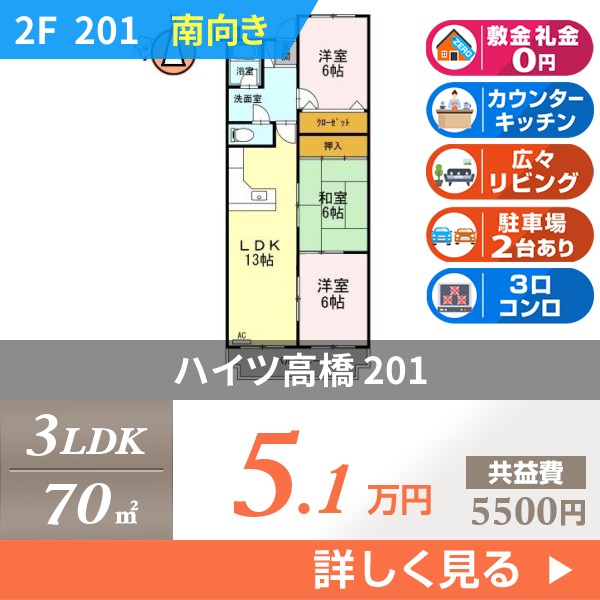 ハイツ高橋 201
