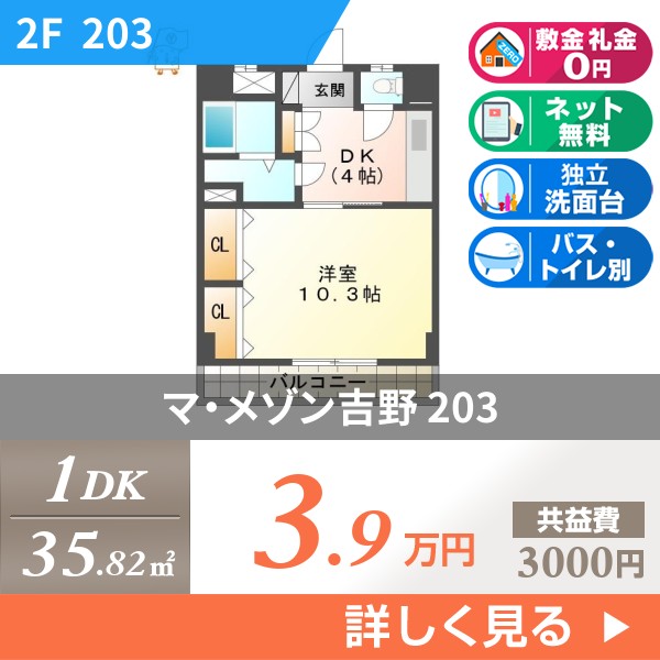 マ・メゾン吉野 203