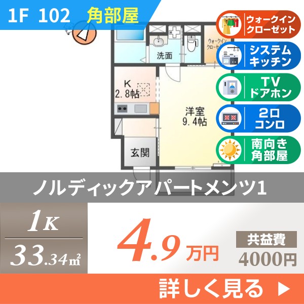 ノルディックアパートメンツ 102