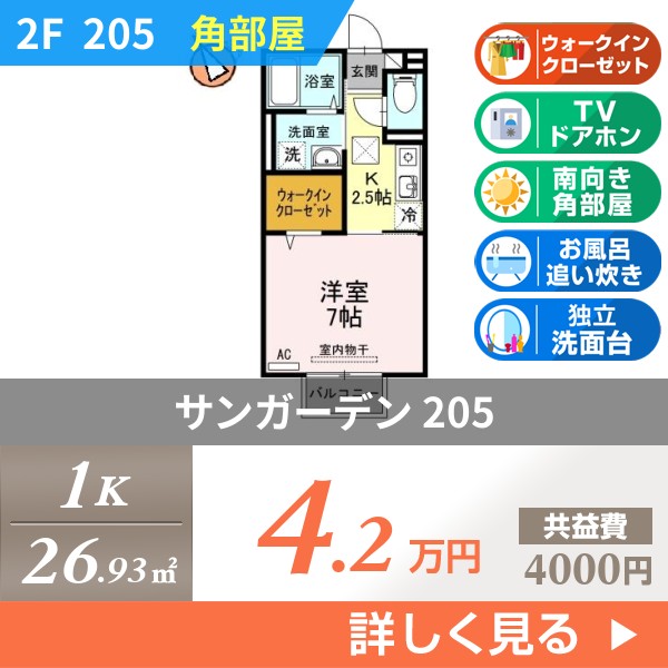 サンガーデン 205