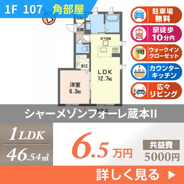 シャーメゾンフォーレ蔵本II 107