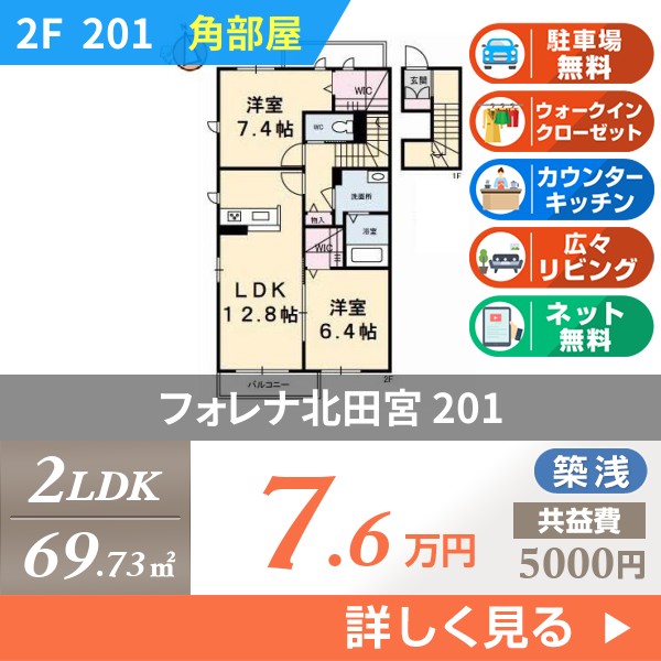 フォレナ北田宮 201
