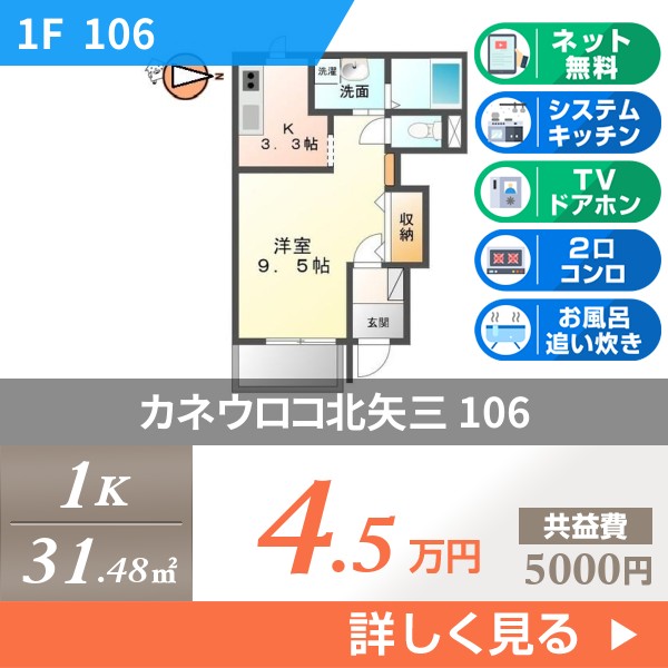 カネウロコ北矢三 106