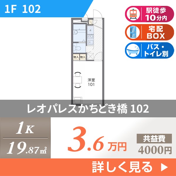 レオパレスかちどき橋 102