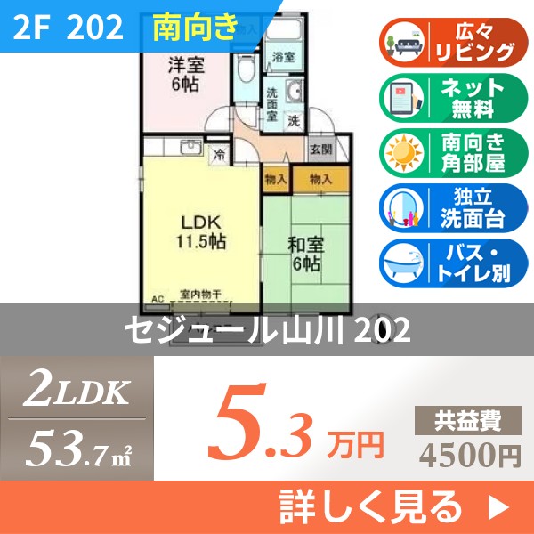 セジュール山川 202