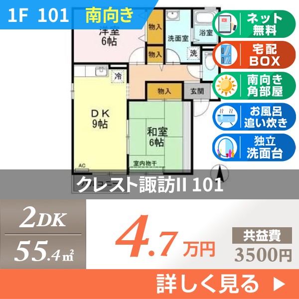 クレスト諏訪II 101
