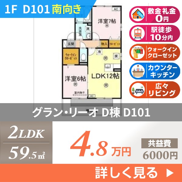 グラン・リーオ D棟 d101
