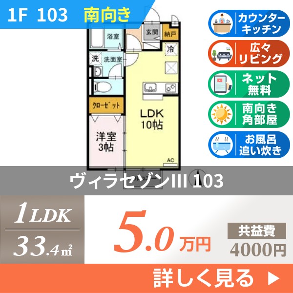 ヴィラセゾンIII 103